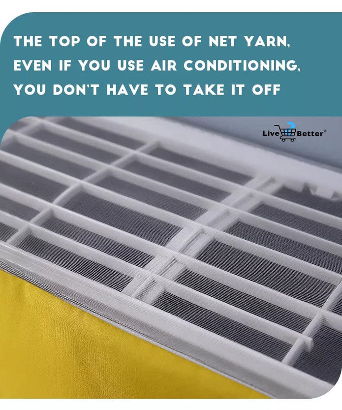 🧵 Embroidered AC Cover (Universal Size) ❄️